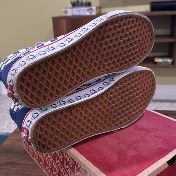 Vans Sk8-Hi Reissue true navy/white sz 9.5 men’s - Picture 4 of 5